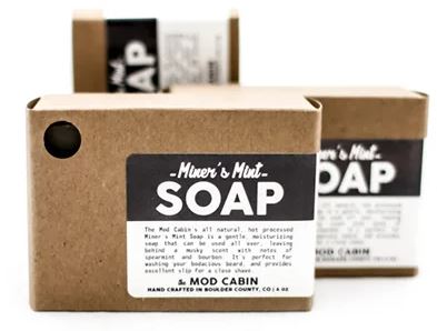 Brown soap boxes