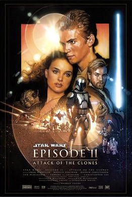 Attack of the clones poster