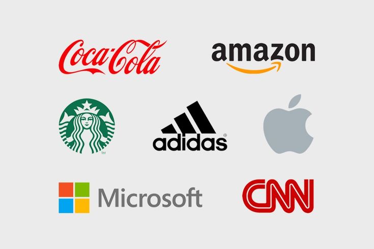Popular brand logos