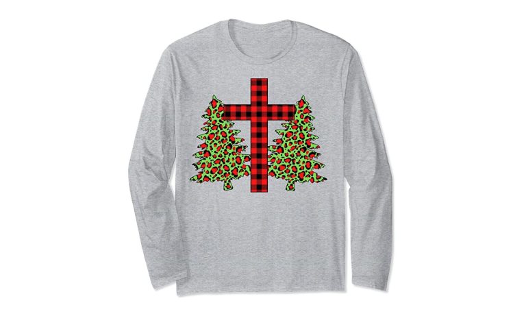 Christmas cross tshirt