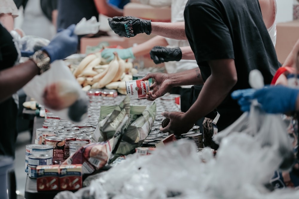 Christmas food bank