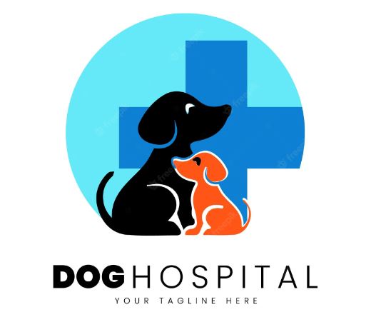 Dog hospital logo