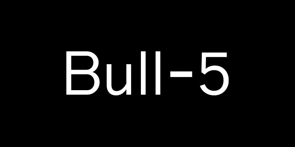 Bull-5 font