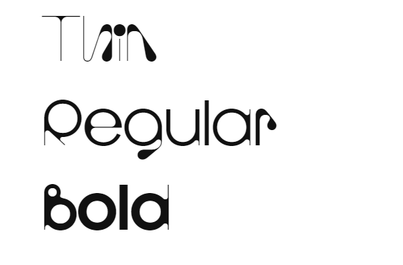Void font