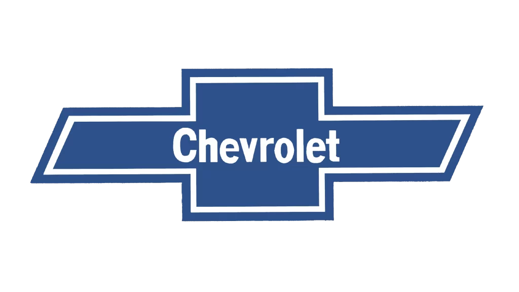 Dark blue with white accent Chevrolet logo