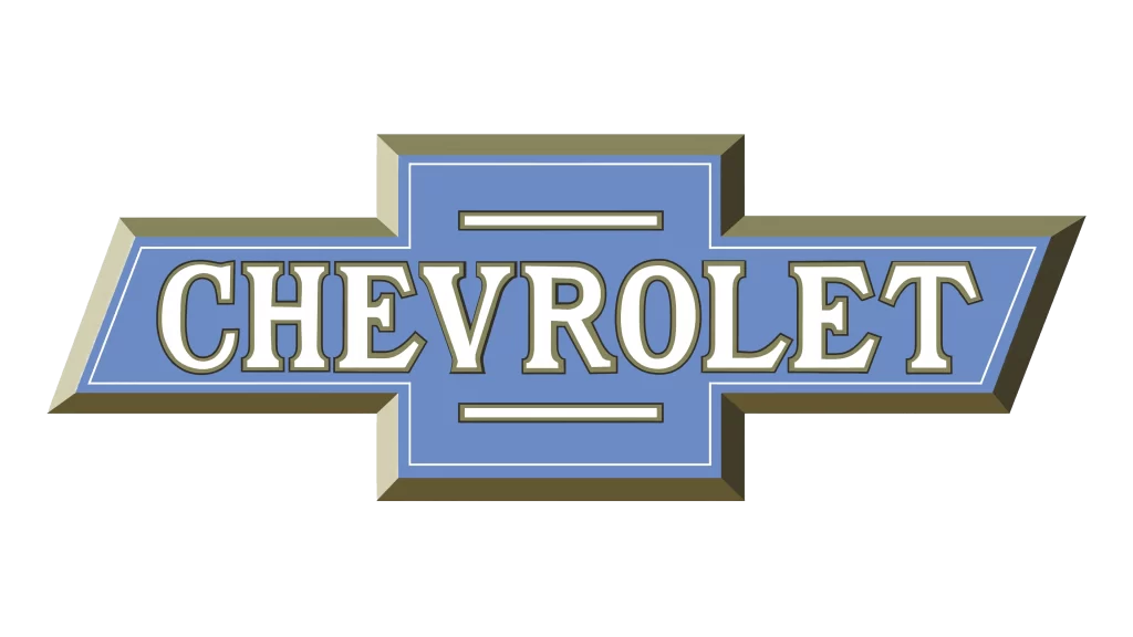 Chevrolet’s first blue bowtie logo