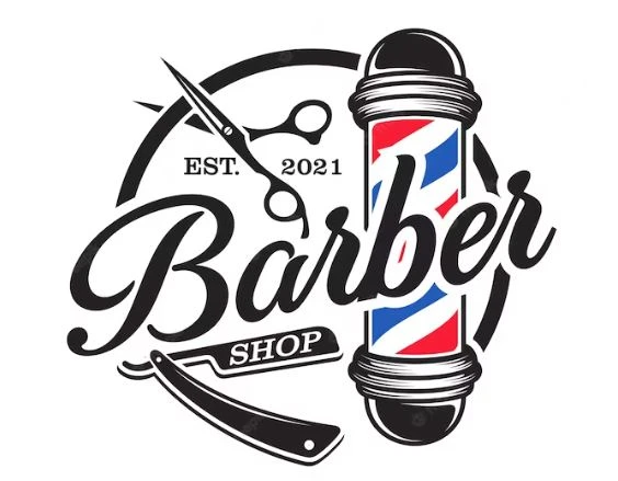 Barber logo design)