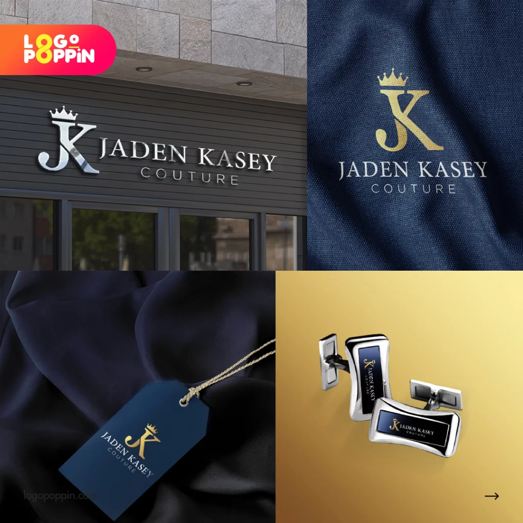 jaden kasey boutique logo design