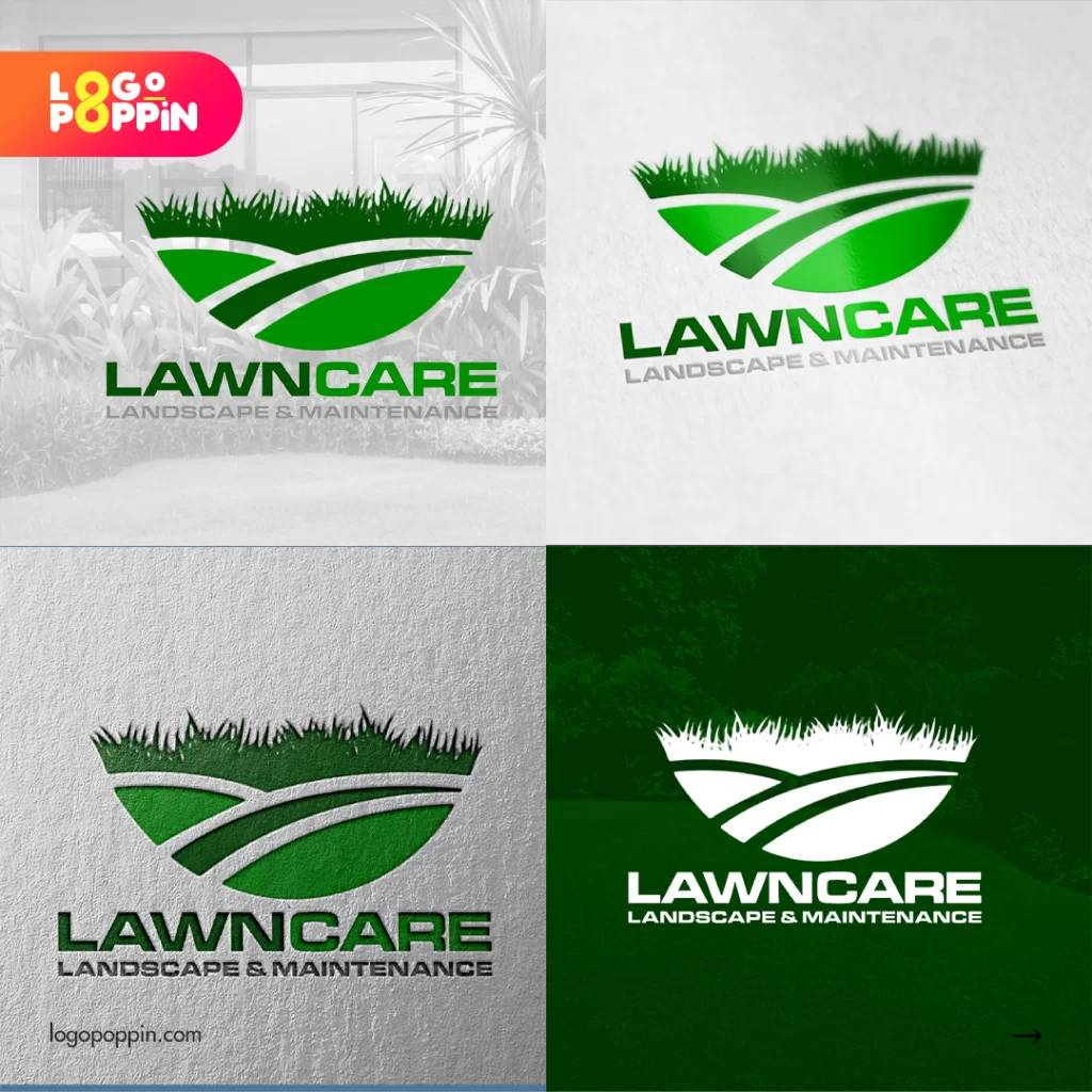 lawn care landscape logo