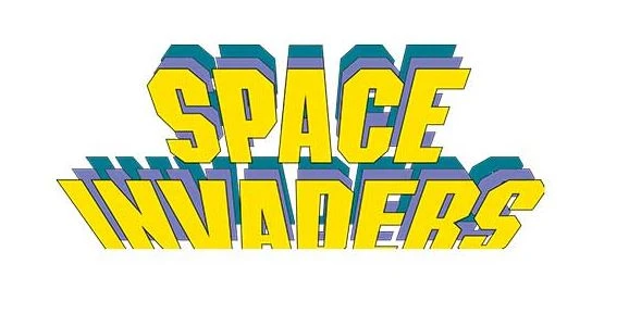 Space invaders logo