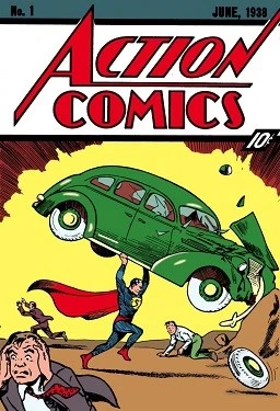 Action Comics Number 1 introducing Superman