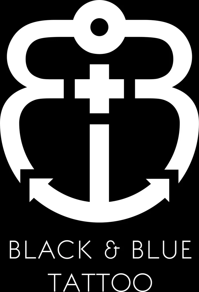 Black & Blue Tattoo Parlor logo