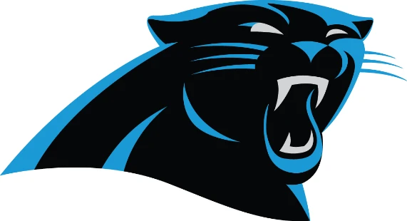 Carolina Panthers compound logo modern