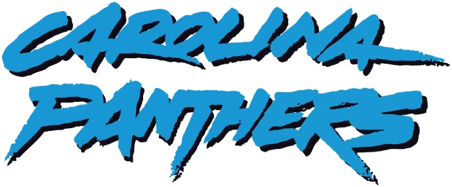  Carolina Panthers wordmark 1996