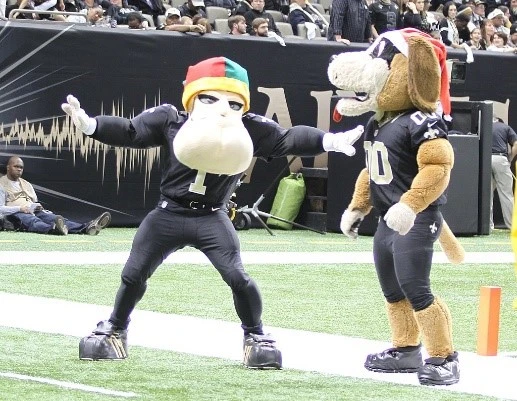 New Orleans Saints mascots
