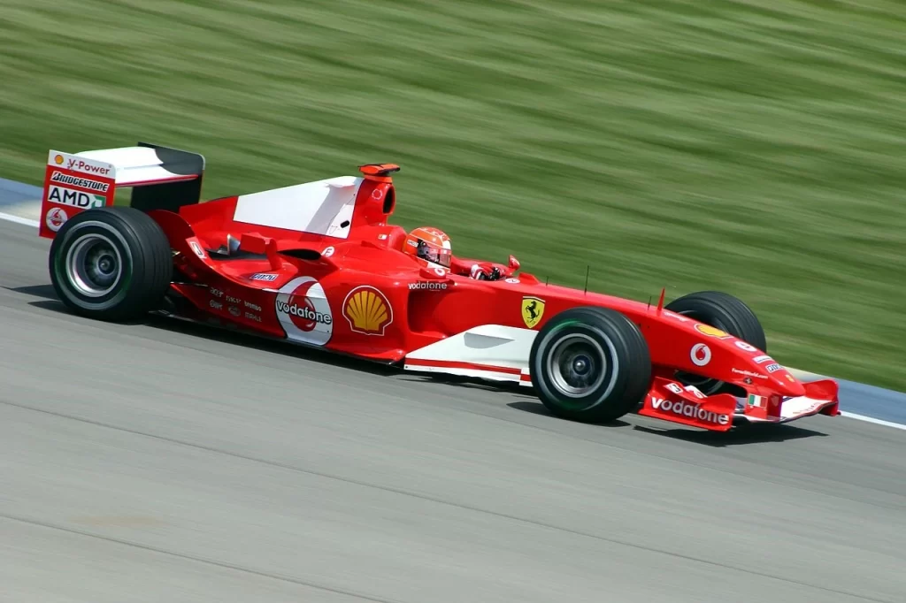 Ferrari F2004 driven by Michael Schumacher for US Grand Prix 2004