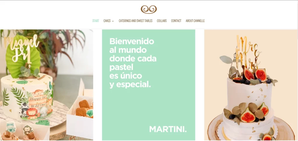 La Cannelle de Martini website