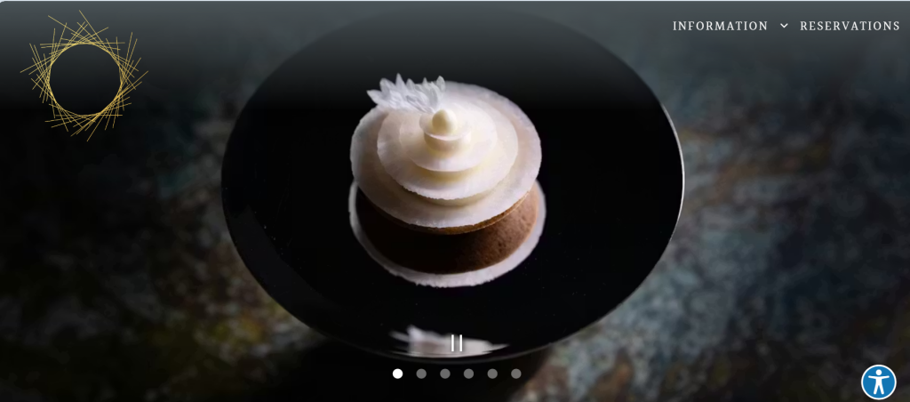 Atelier Crenn website design 