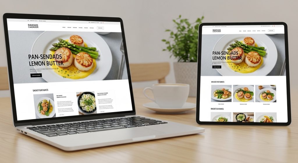 Restaurant Website Design for Fine Dining 