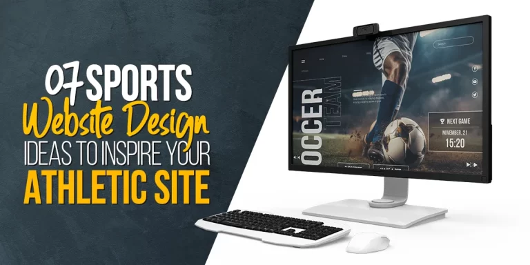 sports website design ideas
