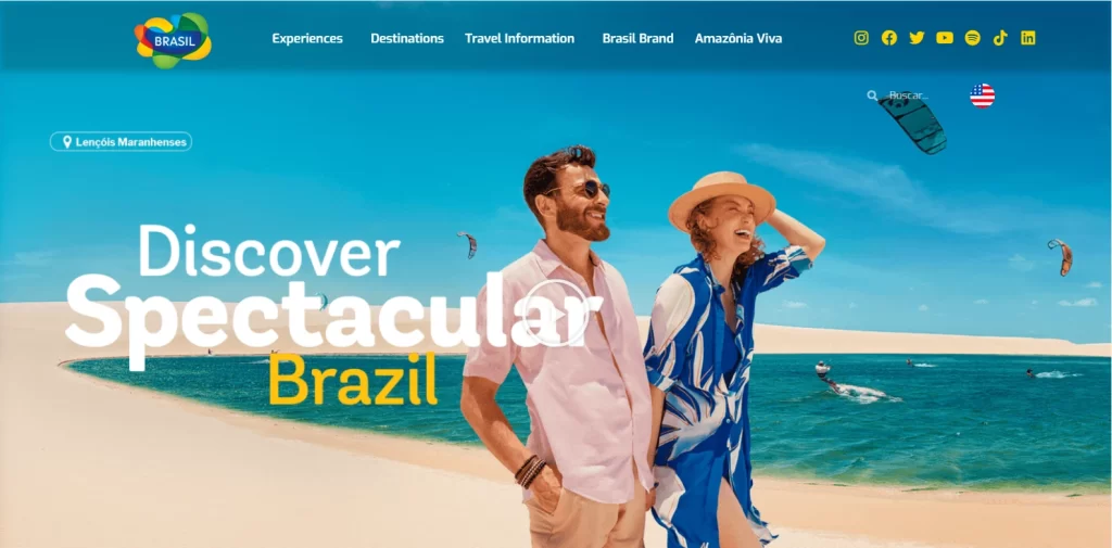 Visit Brasil website