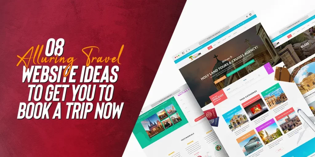 travel website design ideas 