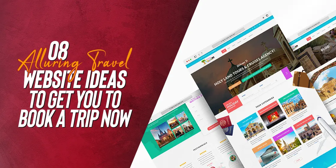 travel website design ideas