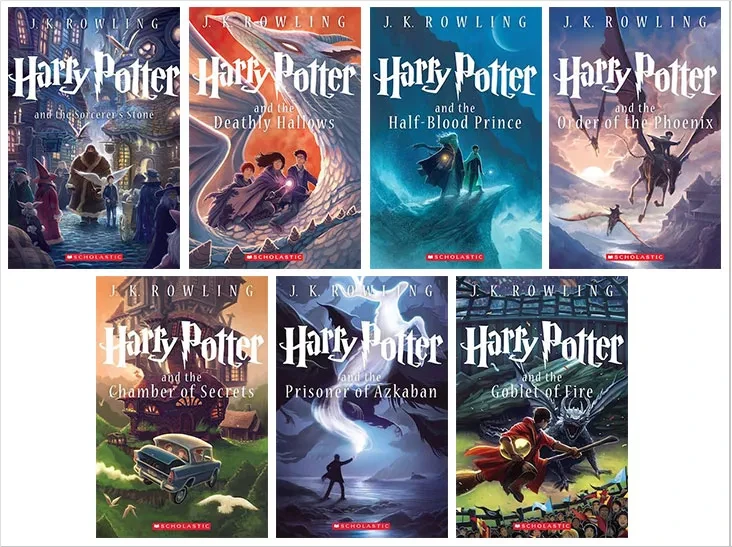 Evolution of the Harry Potter Book Covers Over the Decades