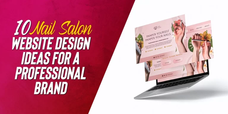 nail salon website design