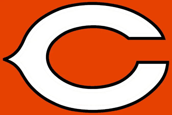 Chicago Bears helmet logo 1962 to 1972
