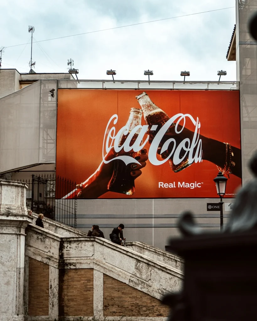Coca-Cola billboard Italy