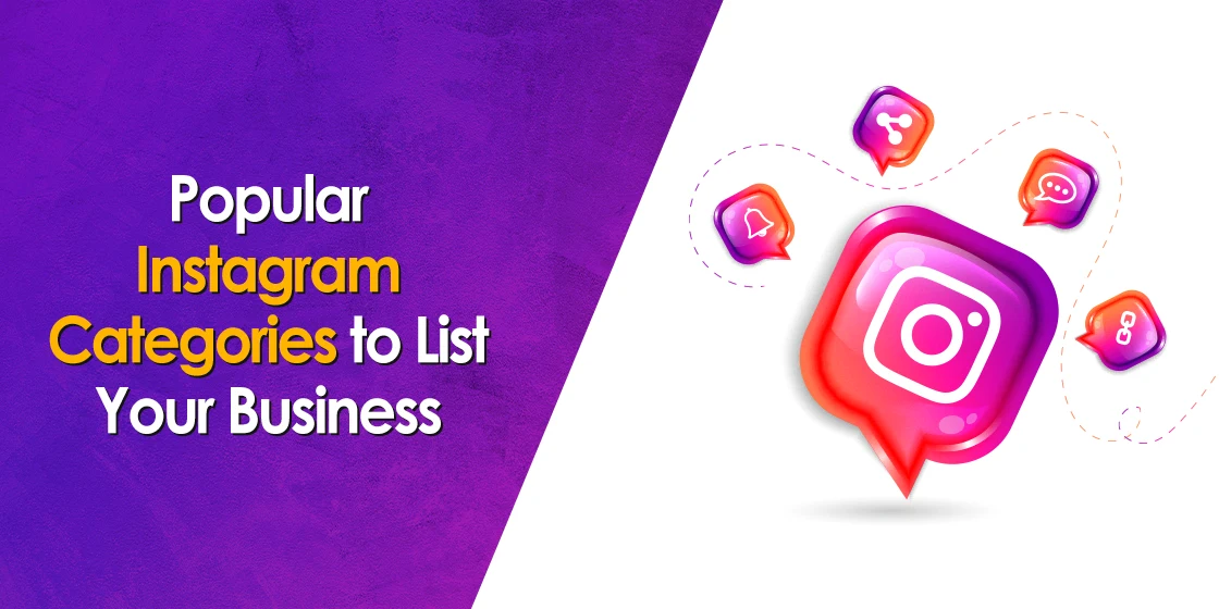instagram business categories list