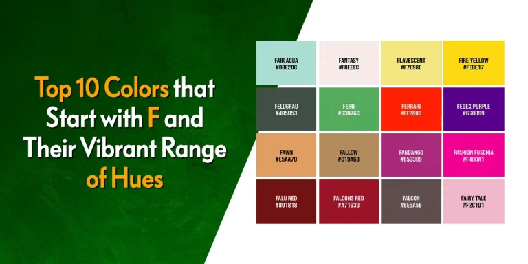 list of colors that start with f