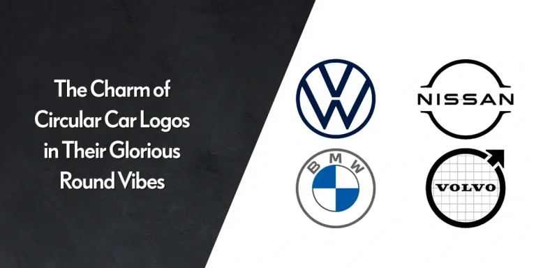 circular car logo design