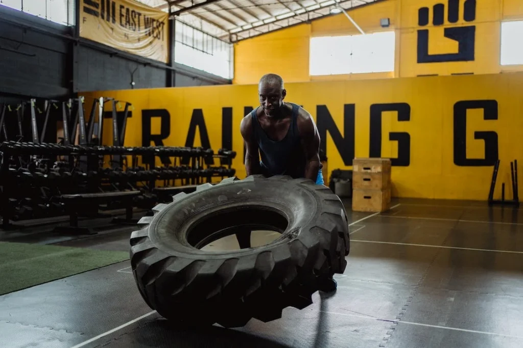 Athlete representing Ironman training gym