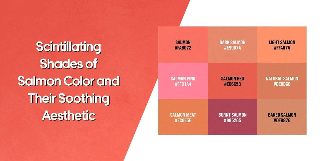 Shades of Salmon Color