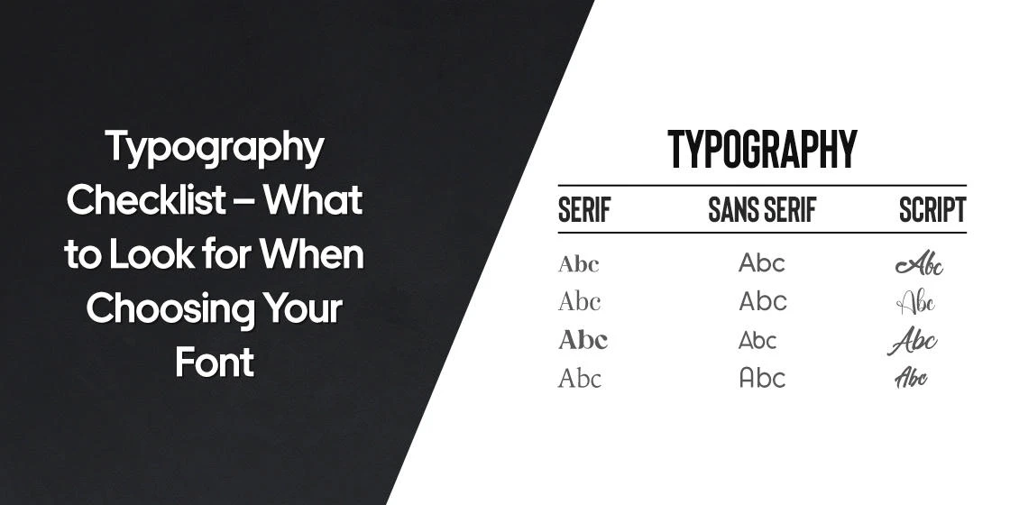 Typography Checklist