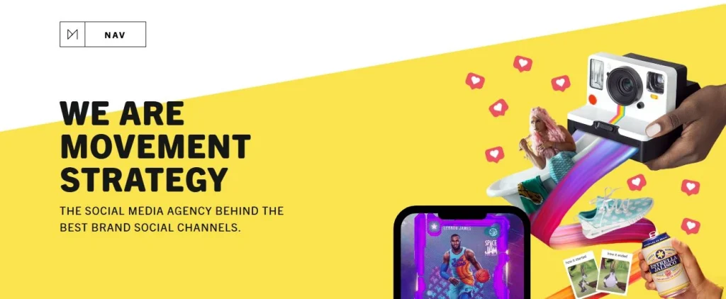 Movement strategy webpage