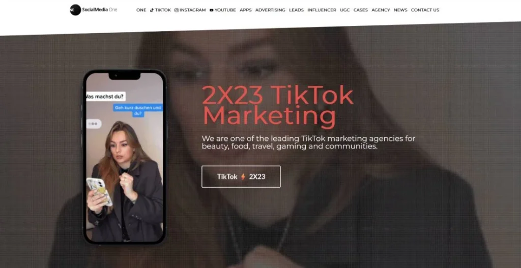 Social media one webpage