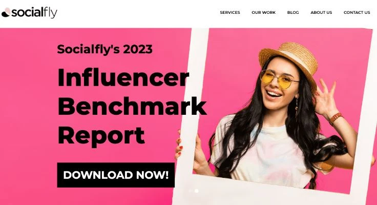 Socialfly webpage