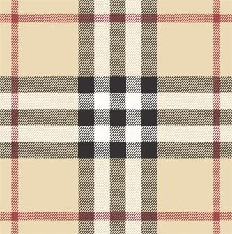 The Burberry plaid design