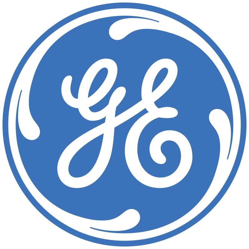 Blue GE logo 2004 to today